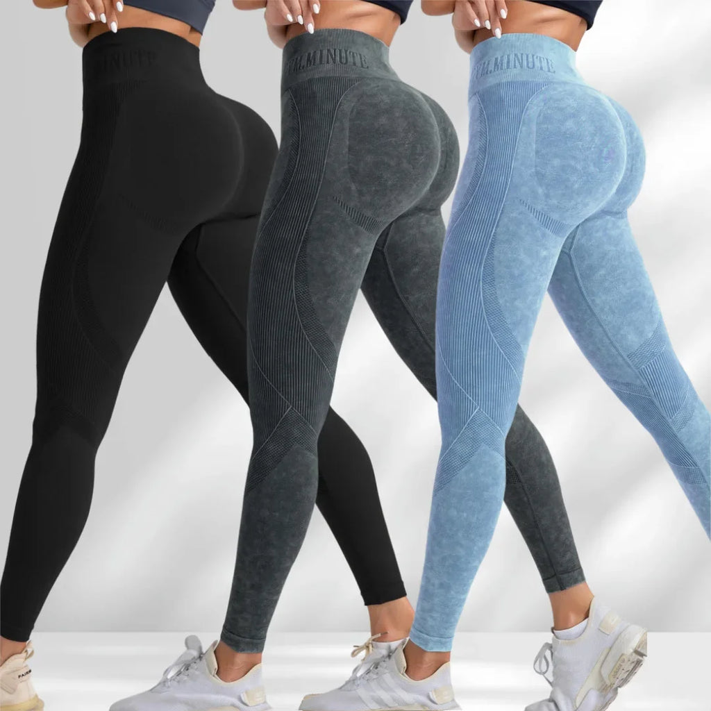 Women Seamless Gym High Waist Yoga Pants Hip Lifting