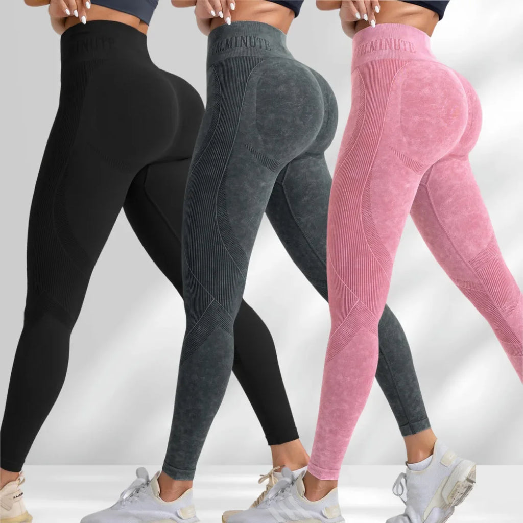 Women Seamless Gym High Waist Yoga Pants Hip Lifting