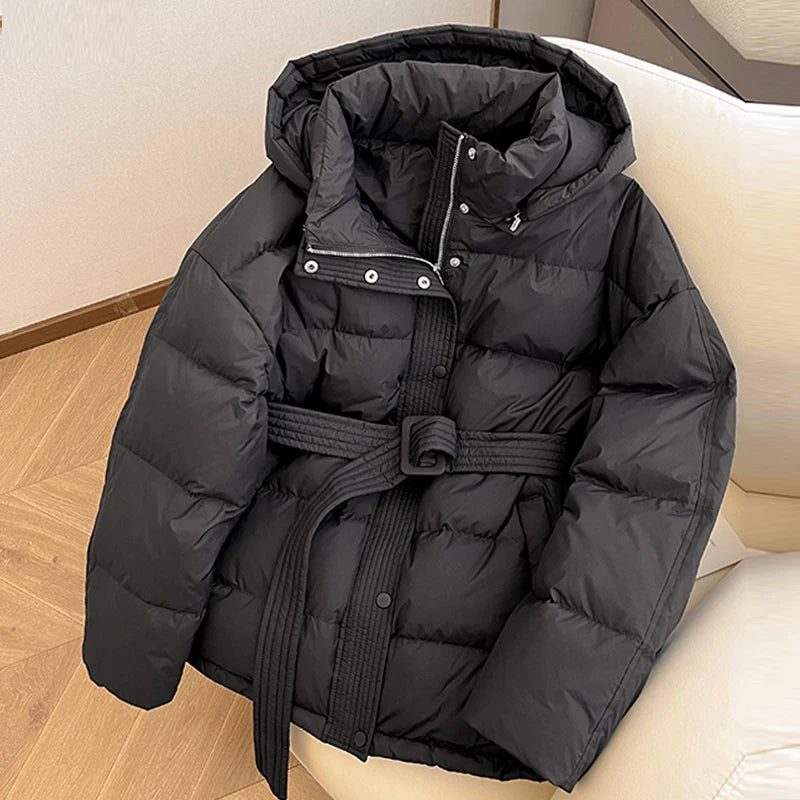 ZAROY Women Winter Hooded Cotton Padded Jackets