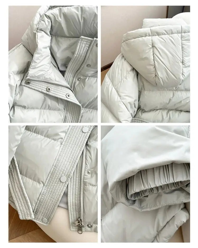 ZAROY Women Winter Hooded Cotton Padded Jackets