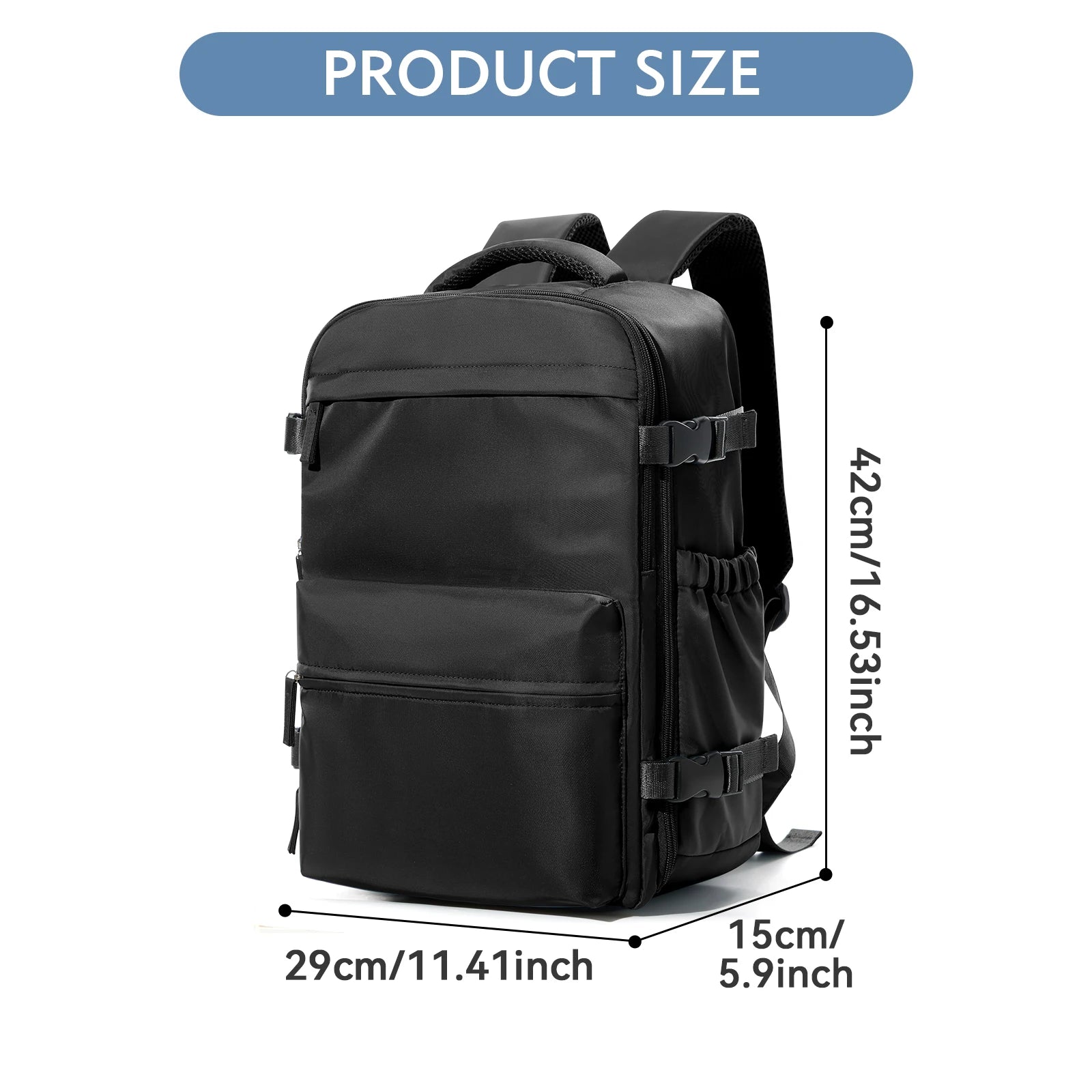 Vacuum Backpack Travel Bag for Men Large Capacity Backpack Business