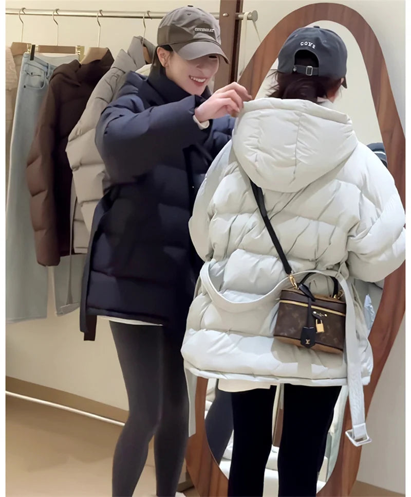 ZAROY Women Winter Hooded Cotton Padded Jackets