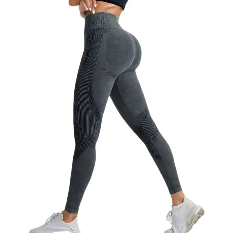 Women Seamless Gym High Waist Yoga Pants Hip Lifting