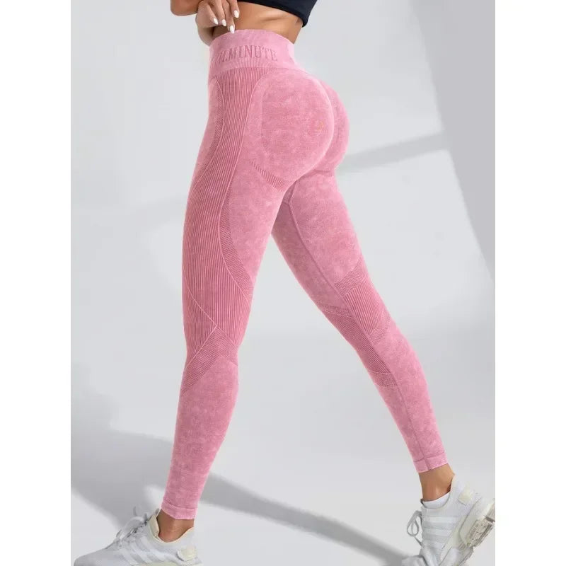 Women Seamless Gym High Waist Yoga Pants Hip Lifting