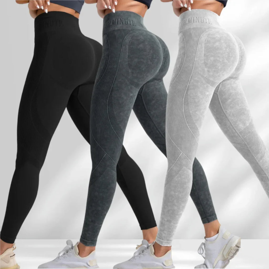 Women Seamless Gym High Waist Yoga Pants Hip Lifting