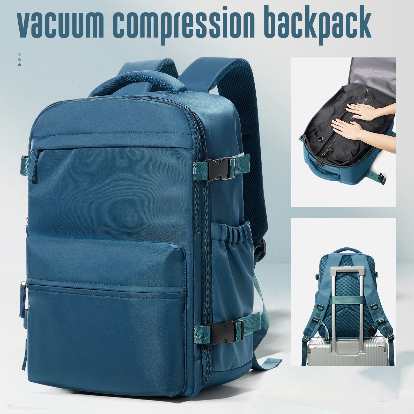 Vacuum Backpack Travel Bag for Men Large Capacity Backpack Business