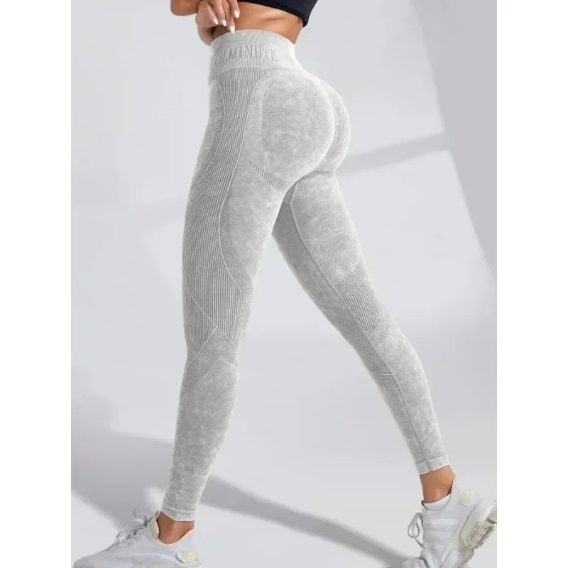 Women Seamless Gym High Waist Yoga Pants Hip Lifting