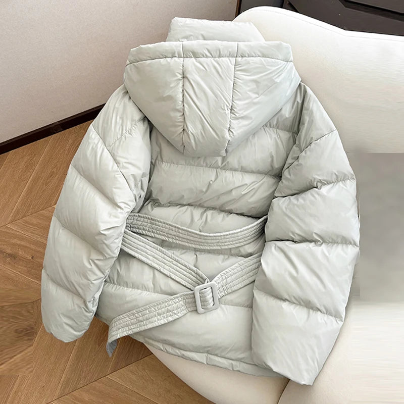 ZAROY Women Winter Hooded Cotton Padded Jackets