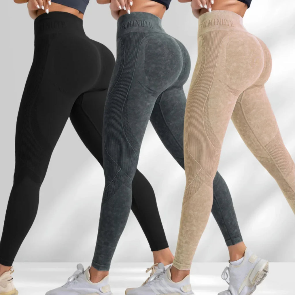 Women Seamless Gym High Waist Yoga Pants Hip Lifting