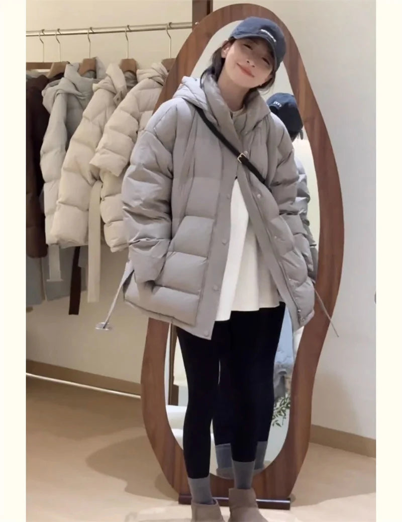 ZAROY Women Winter Hooded Cotton Padded Jackets